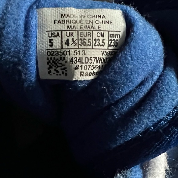 Reebok Question Mid Royal Blue/White/Red AI Allen Iverson - Picture 8 of 8